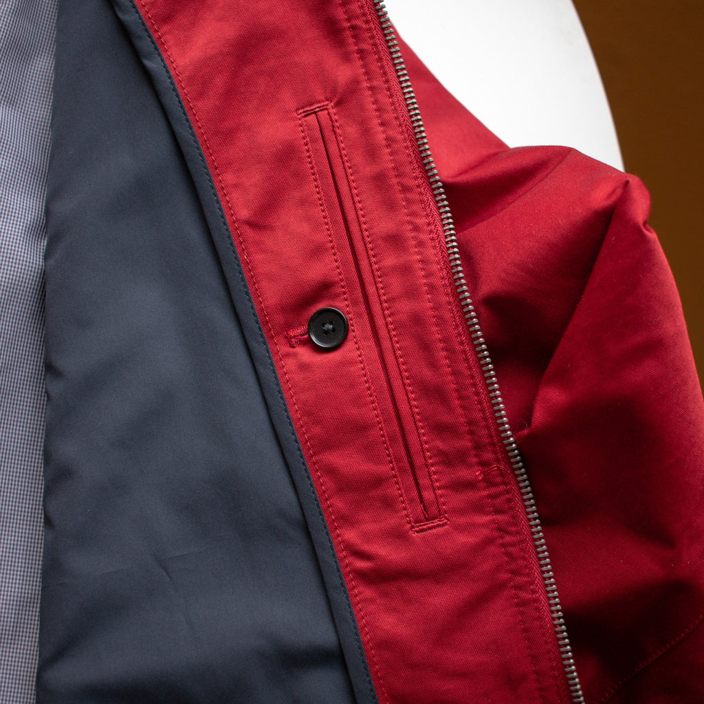 Banana Republic Red Zip-up Winter Coat Size Medium