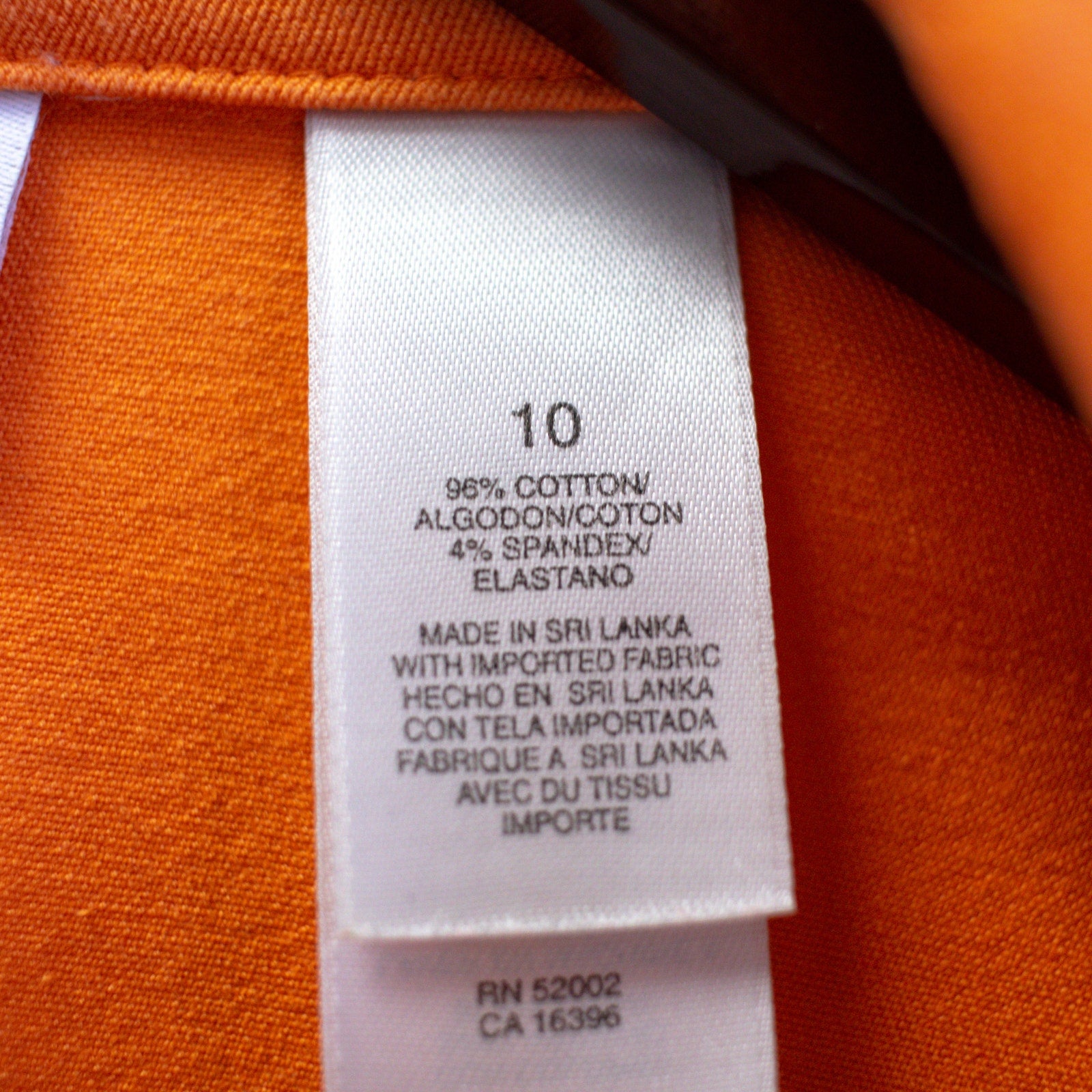 Vintage Liz Claiborne Orange Blazer Size 10