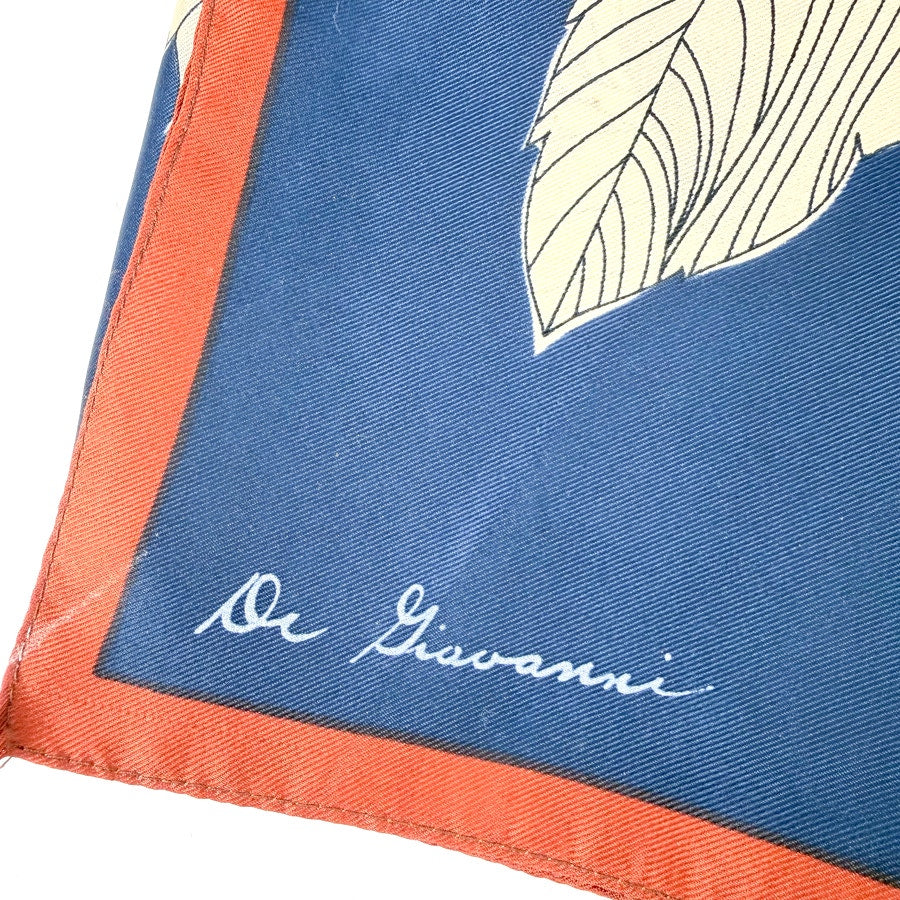 Large Vintage Square Scarf