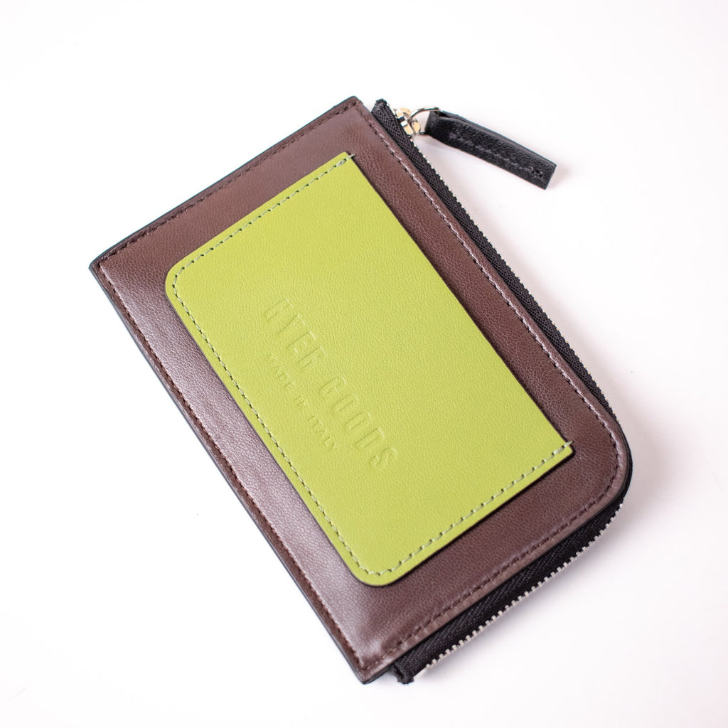Hyer Goods Vert Anis Multi Piccolo Zipper Card Wallet