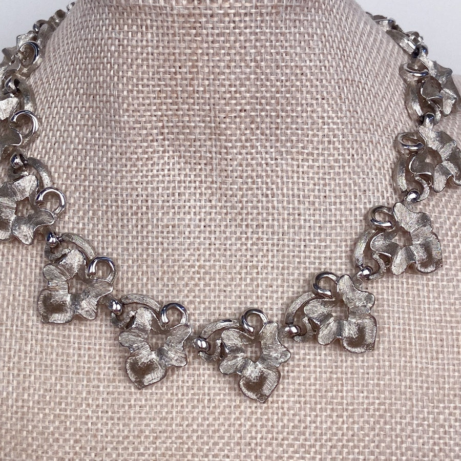 Vintage Puccini Choker Silver Tone