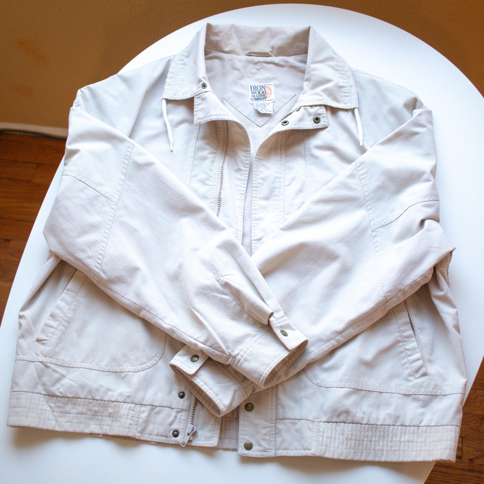 Vintage 90s Light Jacket Khaki Size Large