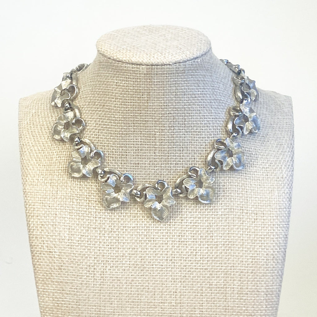 Vintage Puccini Choker Silver Tone