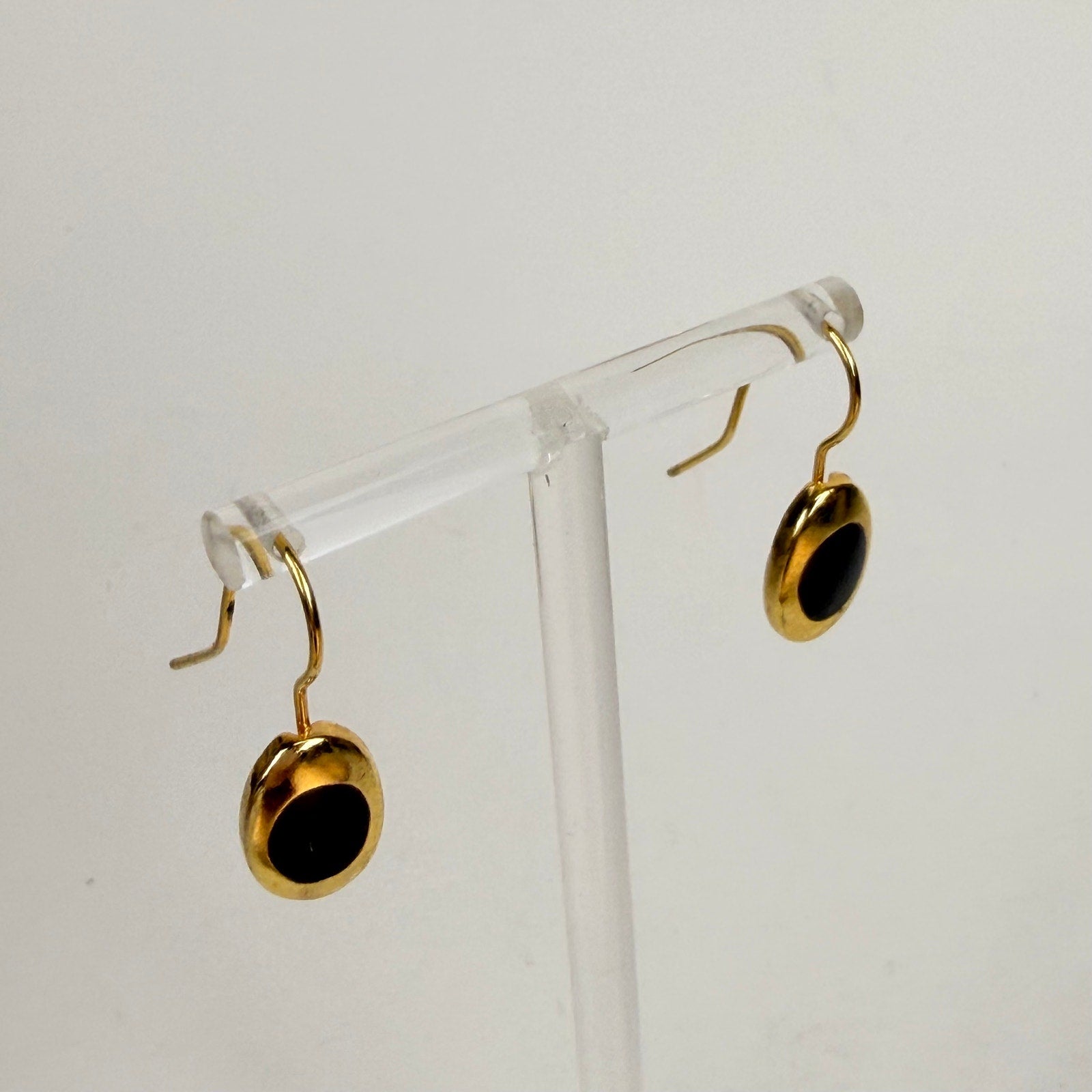 Gold Tone and Enamel Necklace & Earring Set