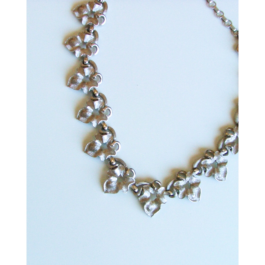 Vintage Puccini Choker Silver Tone