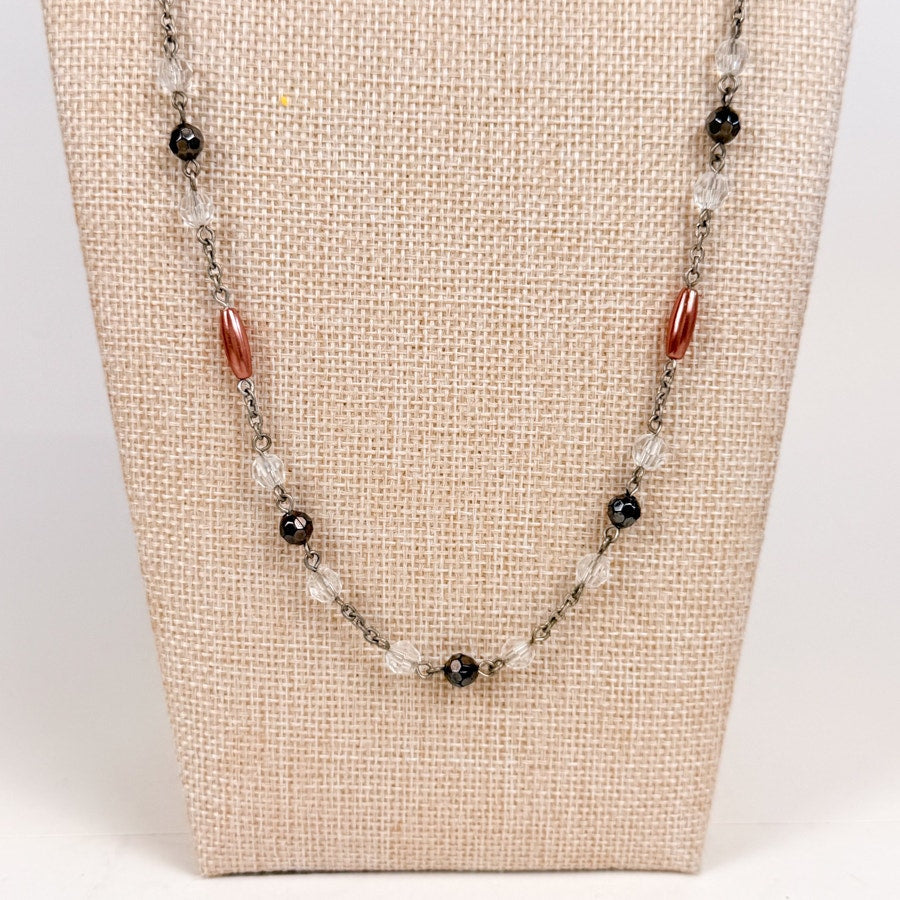 New York and Company Long Beaded Necklace