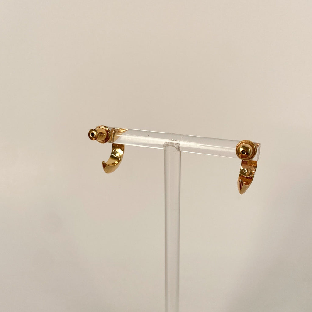 Monet Small Gold Tone Hoops