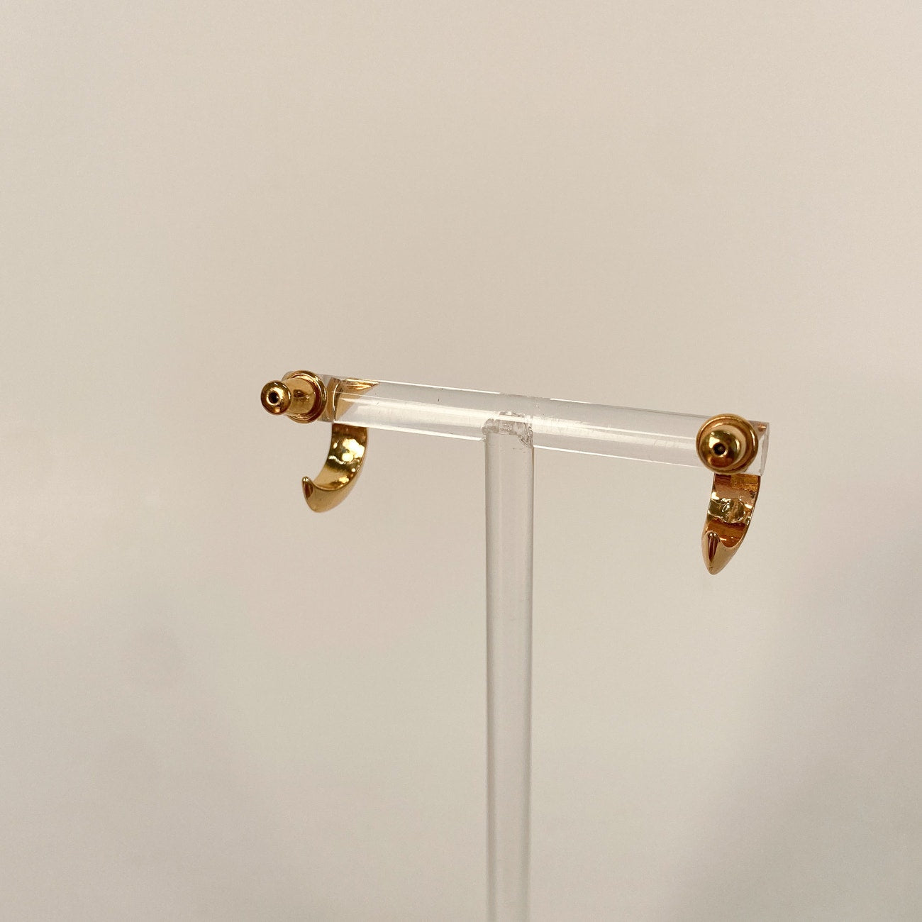 Monet Small Gold Tone Hoops