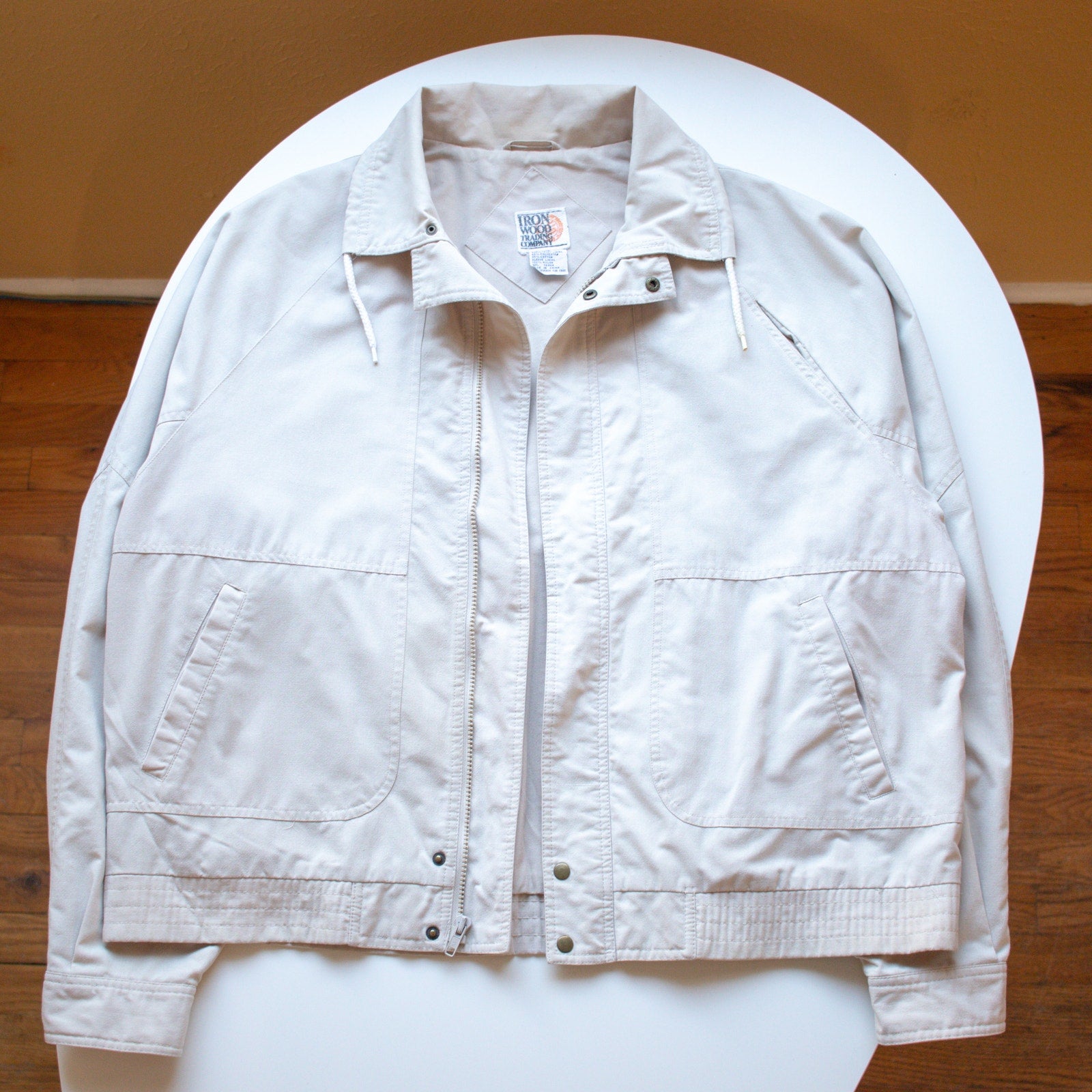 Vintage 90s Light Jacket Khaki Size Large