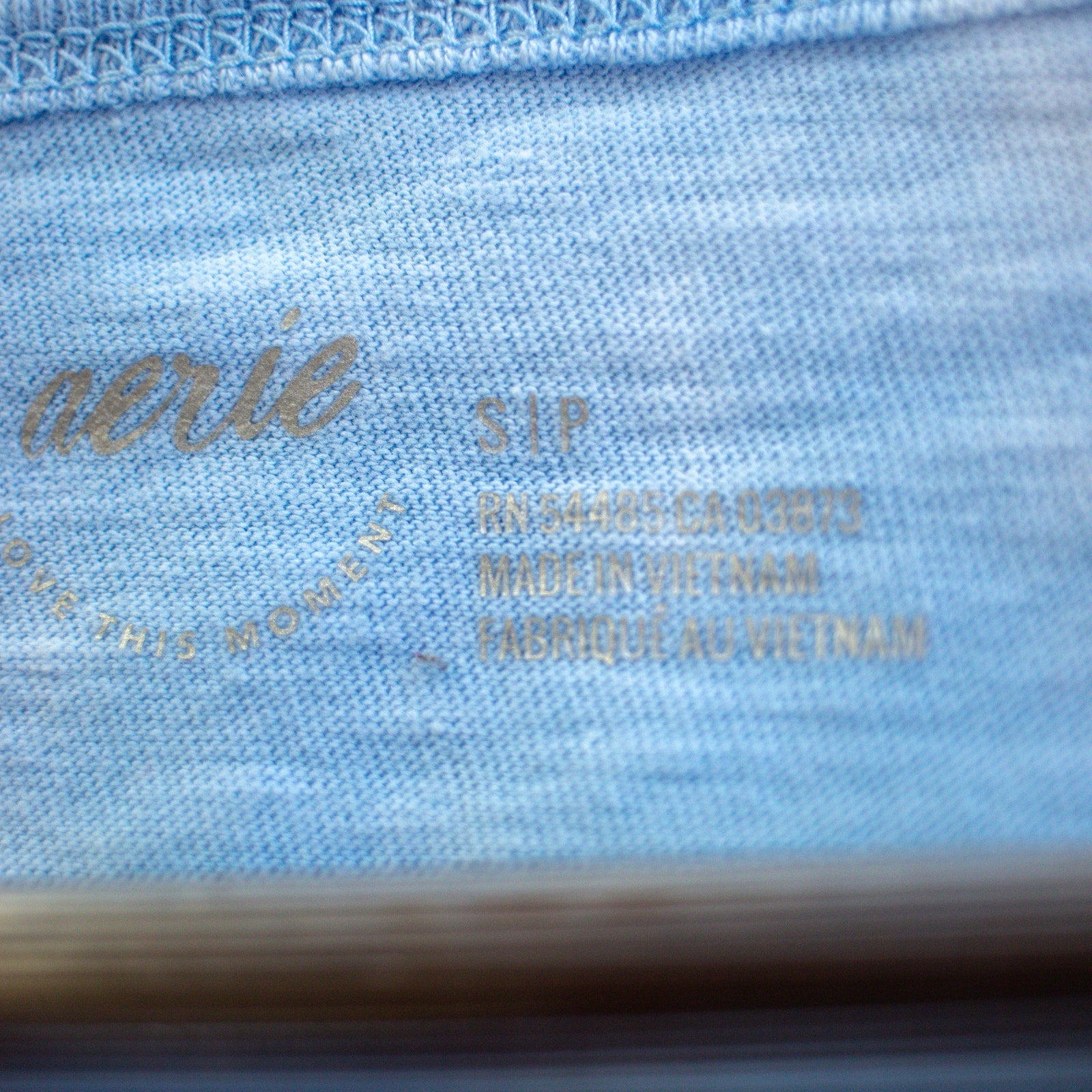 Aerie Cloudy Sky Tie-Dye Cropped Lace-Back Tee Size Petite Small