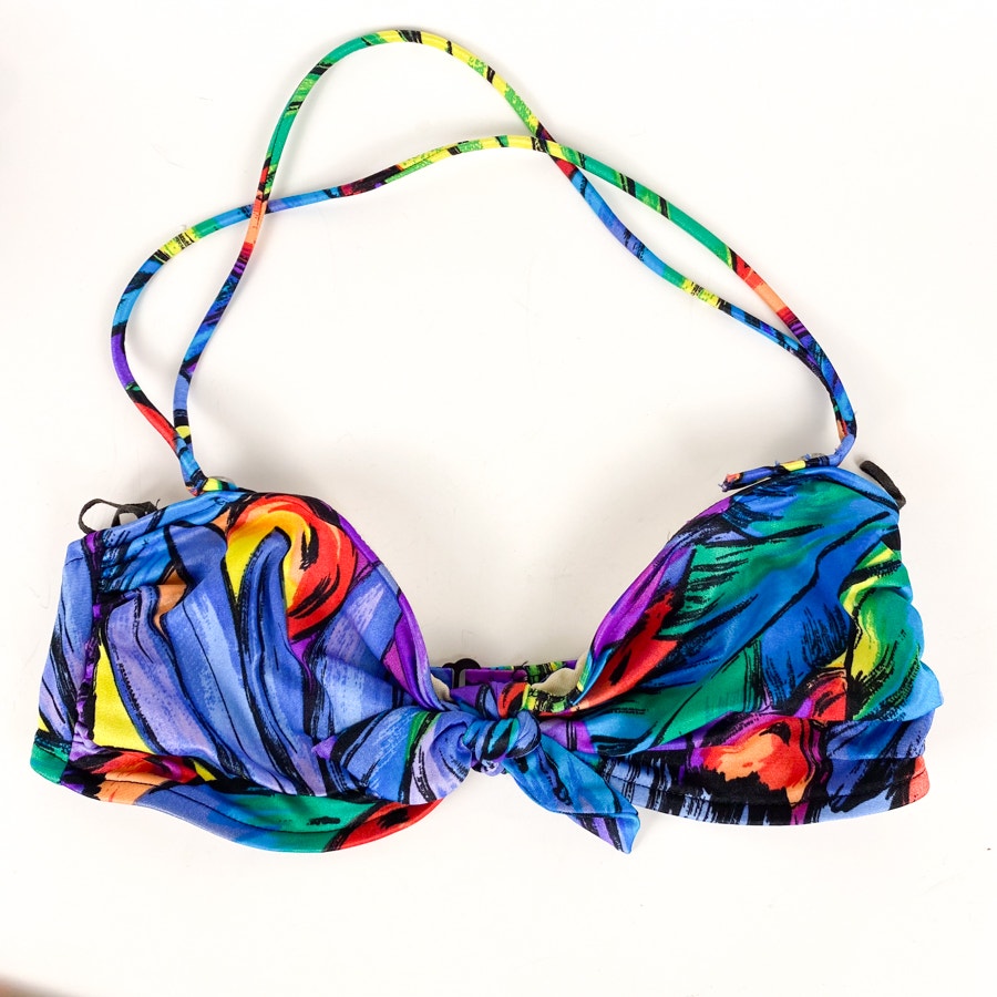Vintage Two Pieced High-Waisted Bathing Suit Size 12