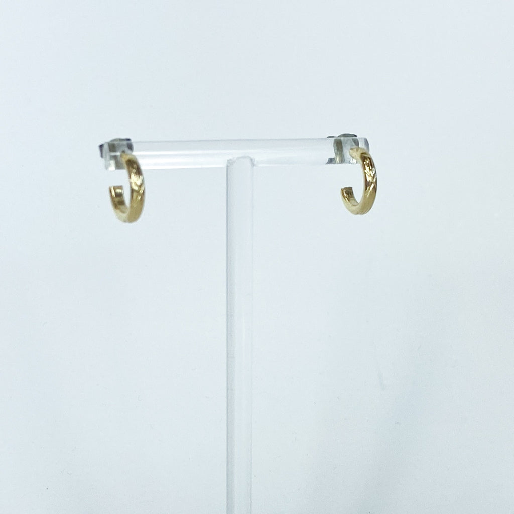 Vintage Small Gold Hoop Earrings