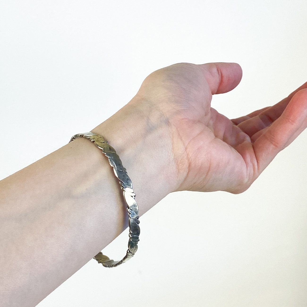 Made in Mexico Bangle Silver Plated Bracelet