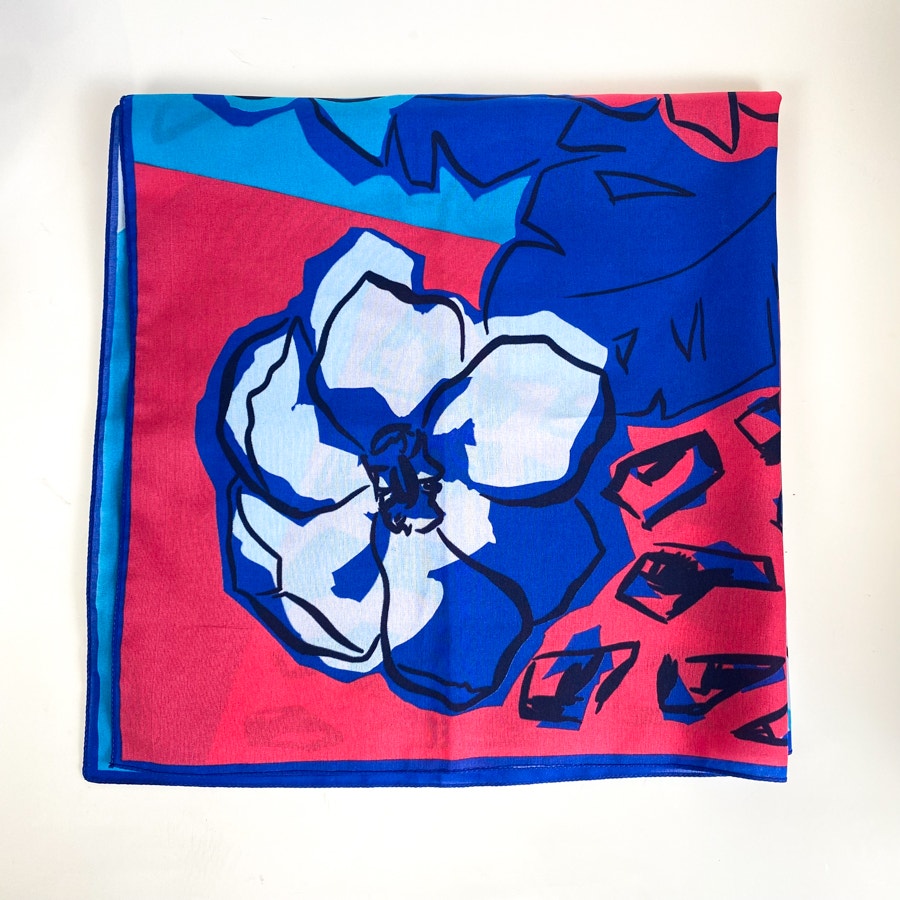 Vintage Jumbo Square Scarf