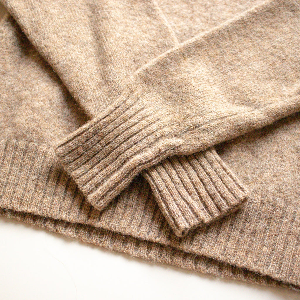 Vintage L.L. Bean 100% Brown Wool Sweater Size S