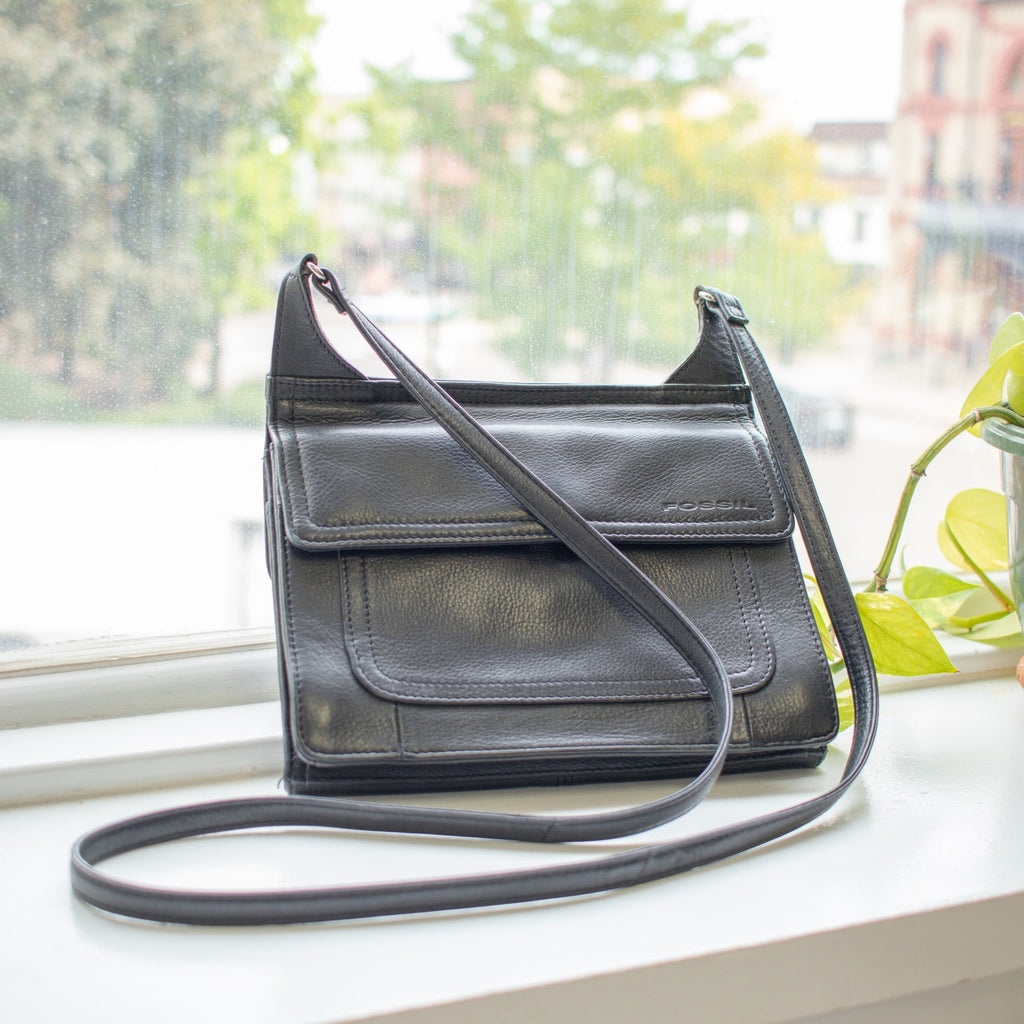 Fossil Crossbody Bag Black