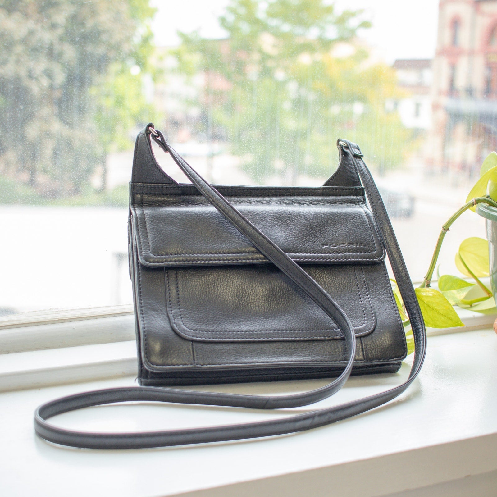 Fossil Crossbody Bag Black