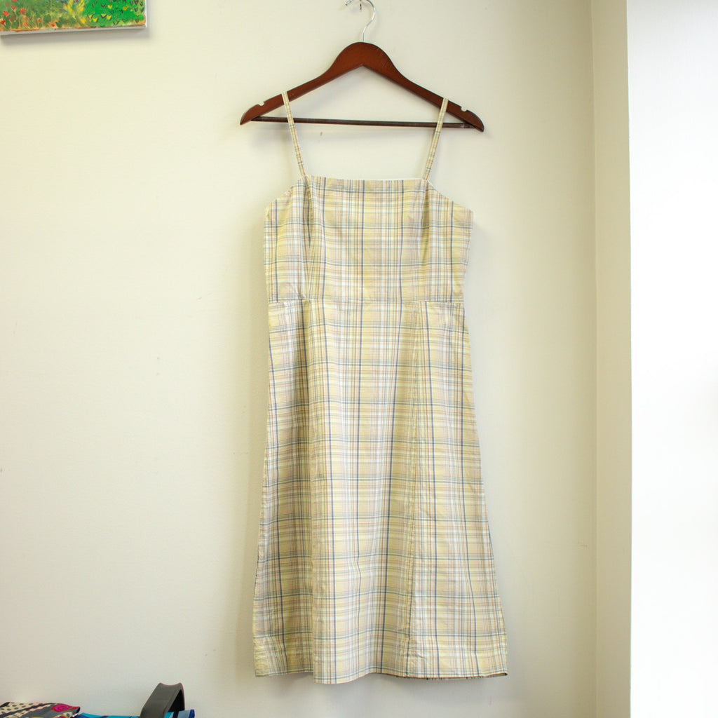 J. Crew A-Line Plaid Dress Size 8