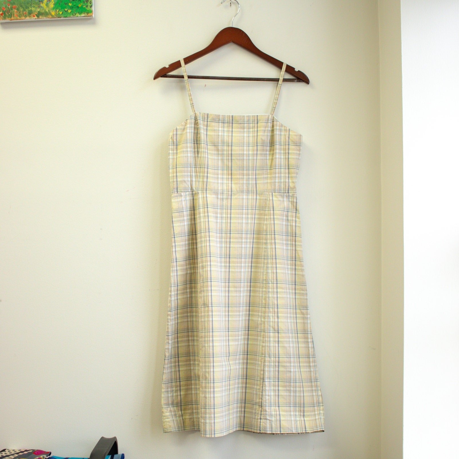 J. Crew A-Line Plaid Dress Size 8