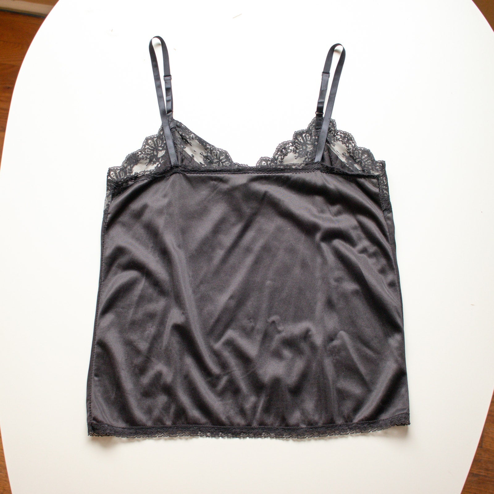 Union Made Vintage Black Lace Camisole