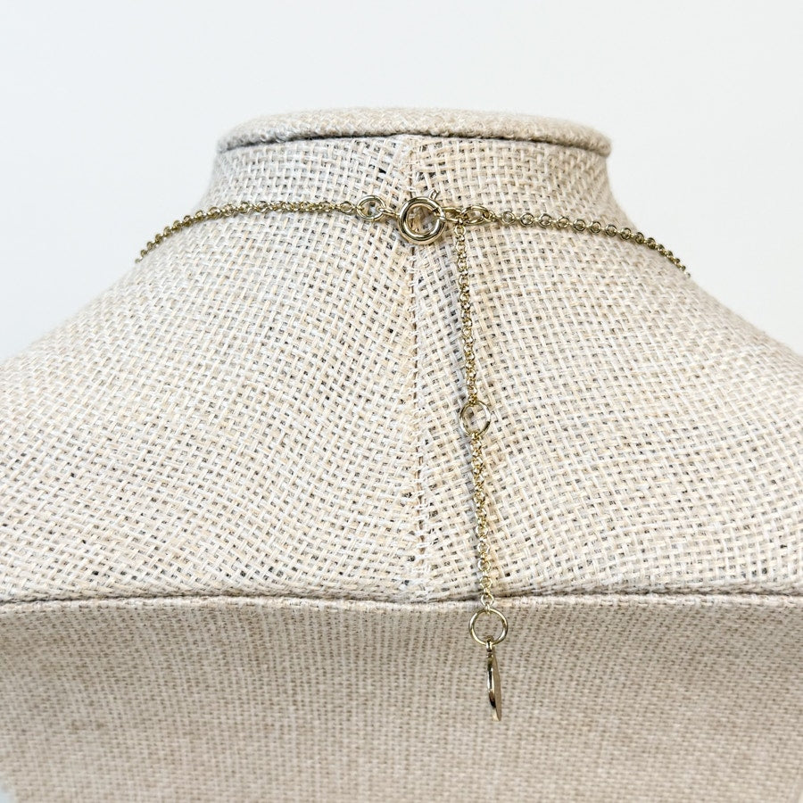 Gold White Green and Black Beaded Ann Taylor Loft Necklace