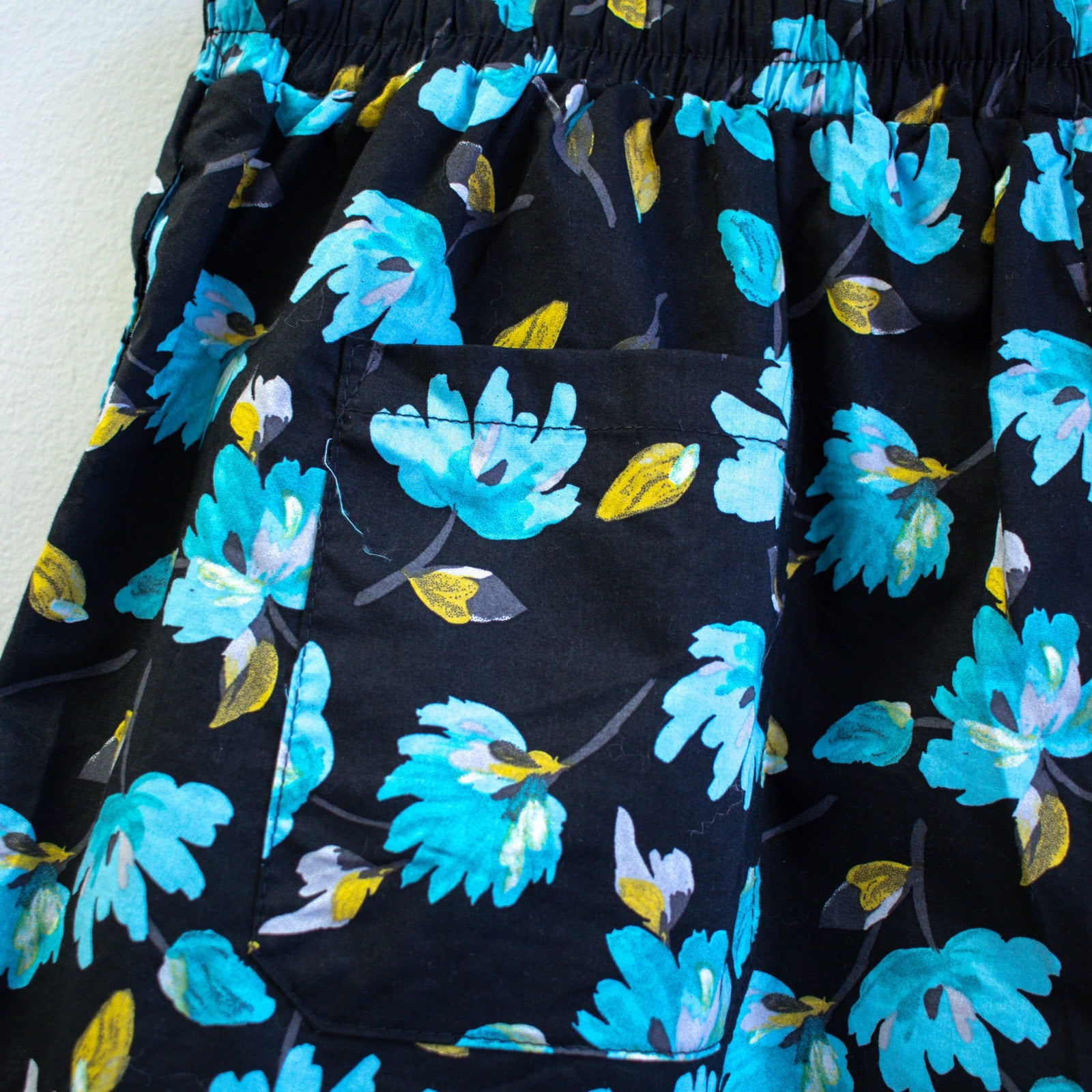 Red Sky Black Floral Matching Set Size XL
