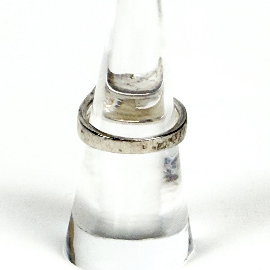 Sterling Silver Princess Cut CS Ring Size 7