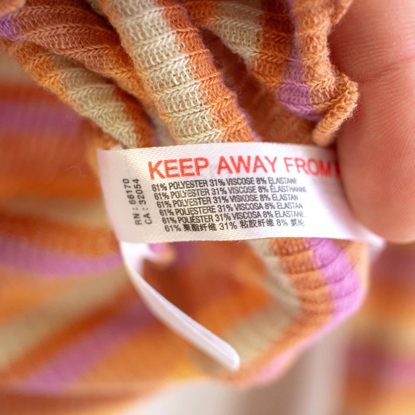 Out From Under Urban Outfitters Slim Fit Long Sleeve Crop Top Size Small