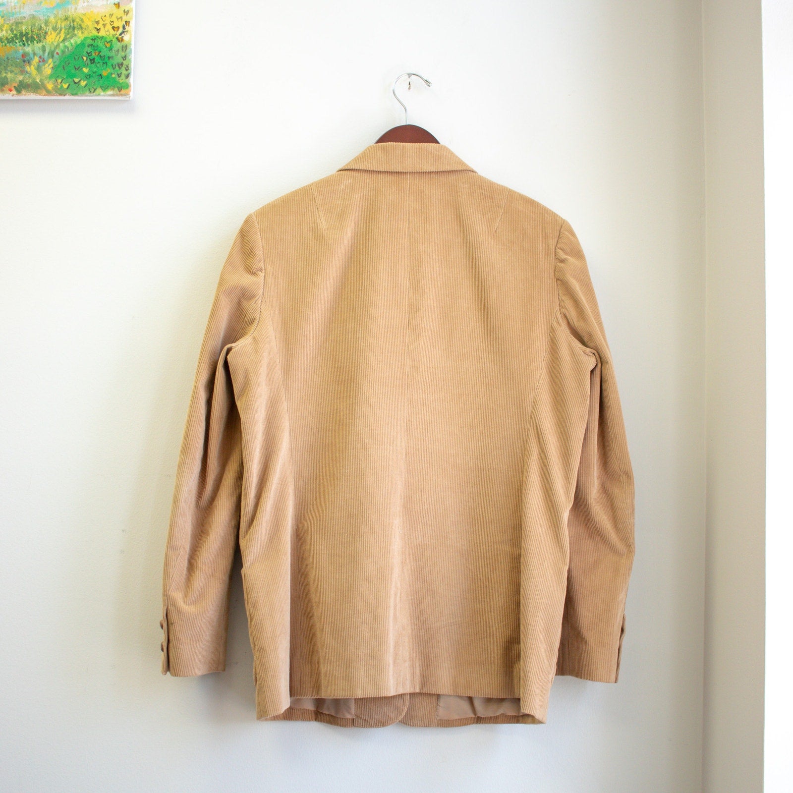 The Fashion Place Beige Corduroy Blazer Size 18
