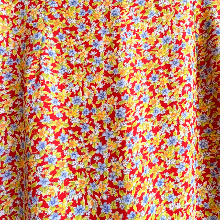 Women's Floral Midi/Maxi Skirt Vintage Size 12-14