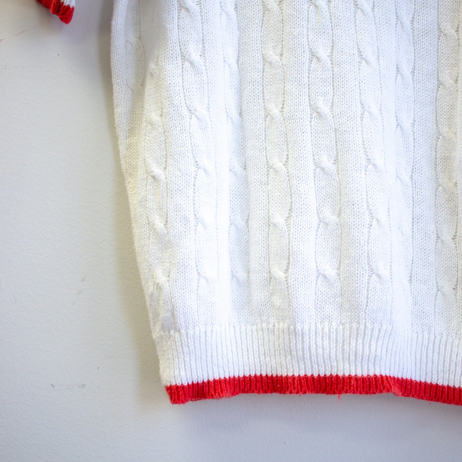 Vintage Regatta Club Cable-knit Sweater Size XL