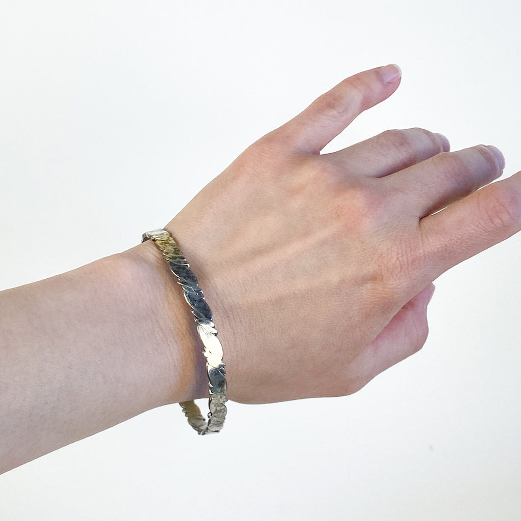 Made in Mexico Bangle Silver Plate