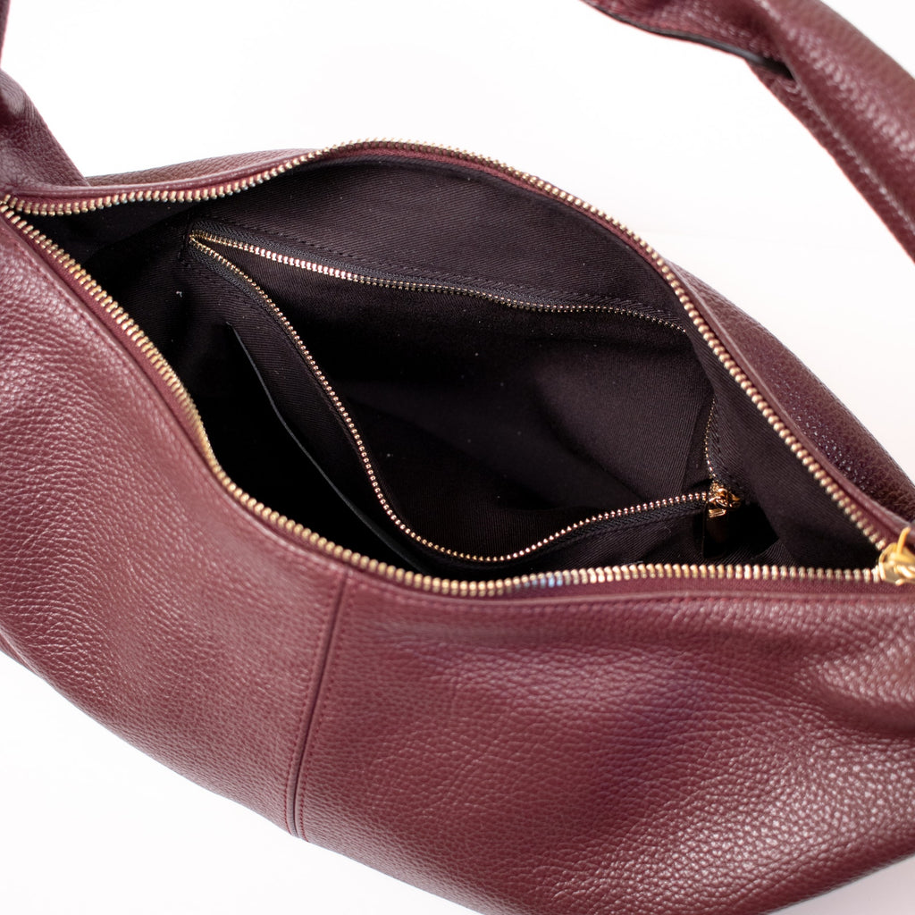 Hyer Goods The Everyday Burgundy Shoulder bag