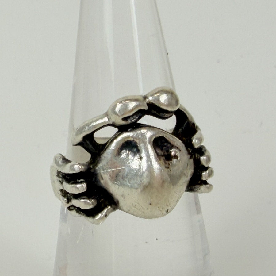 Silver Crab Ring Size 7