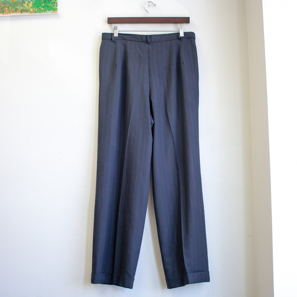 Talbots Wool Pinstriped Dress Pants Size 12
