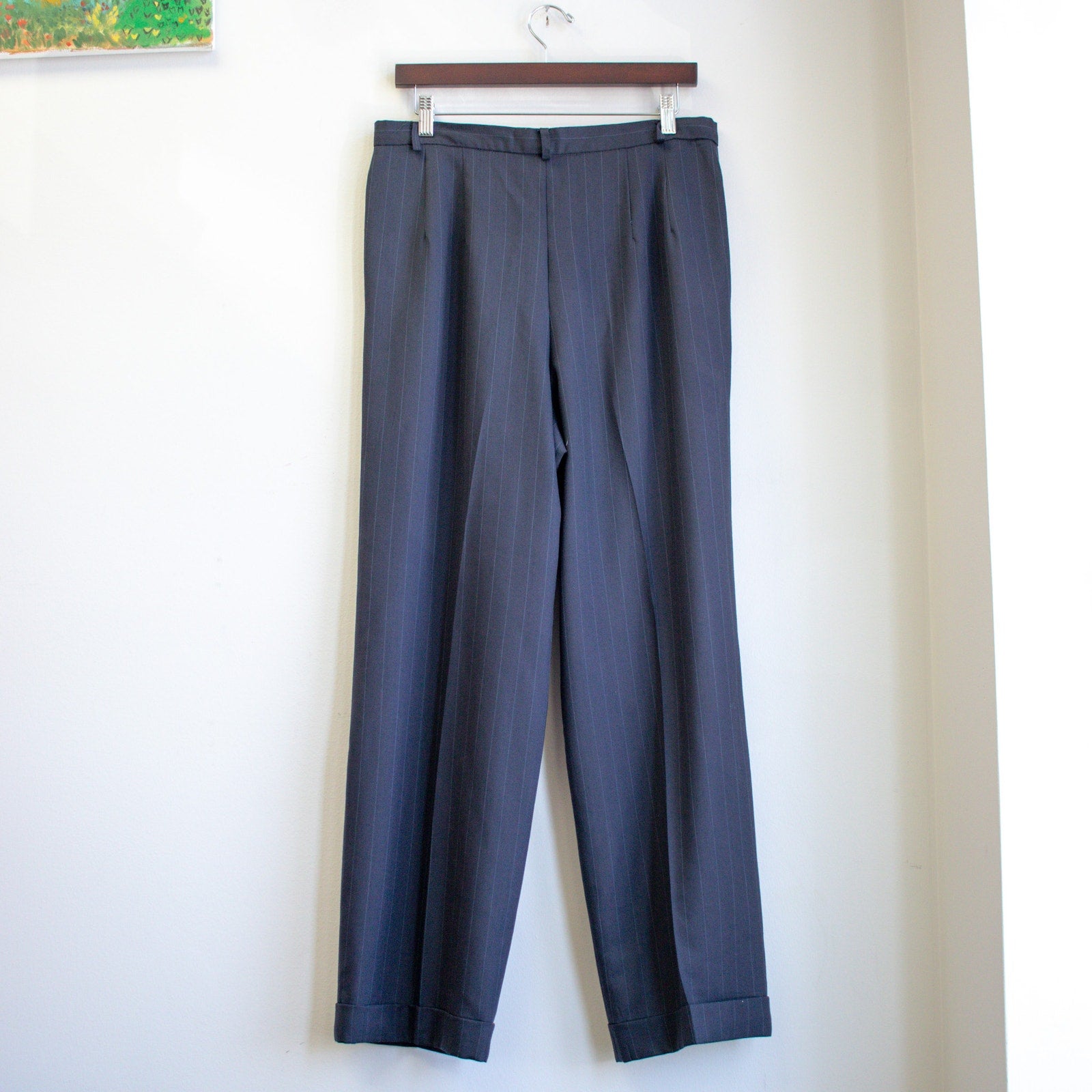Talbots Wool Pinstriped Dress Pants Size 12