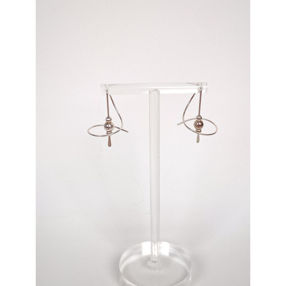 Sterling Ear Spirals Hallmarked ME