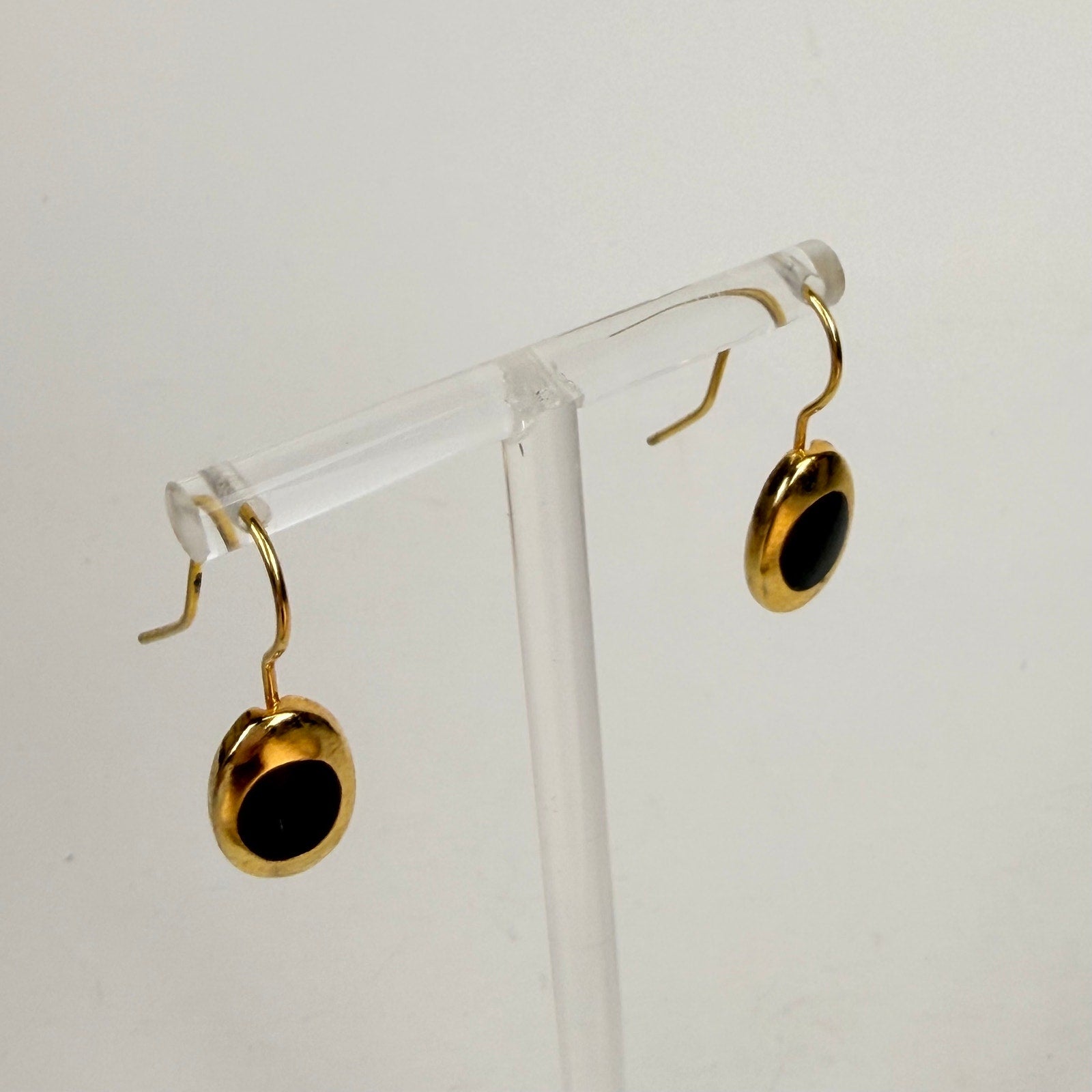 Gold Tone and Enamel Necklace & Earring Set