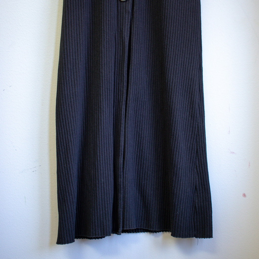 For days Black Ribbed Button-Down Dress Size Small