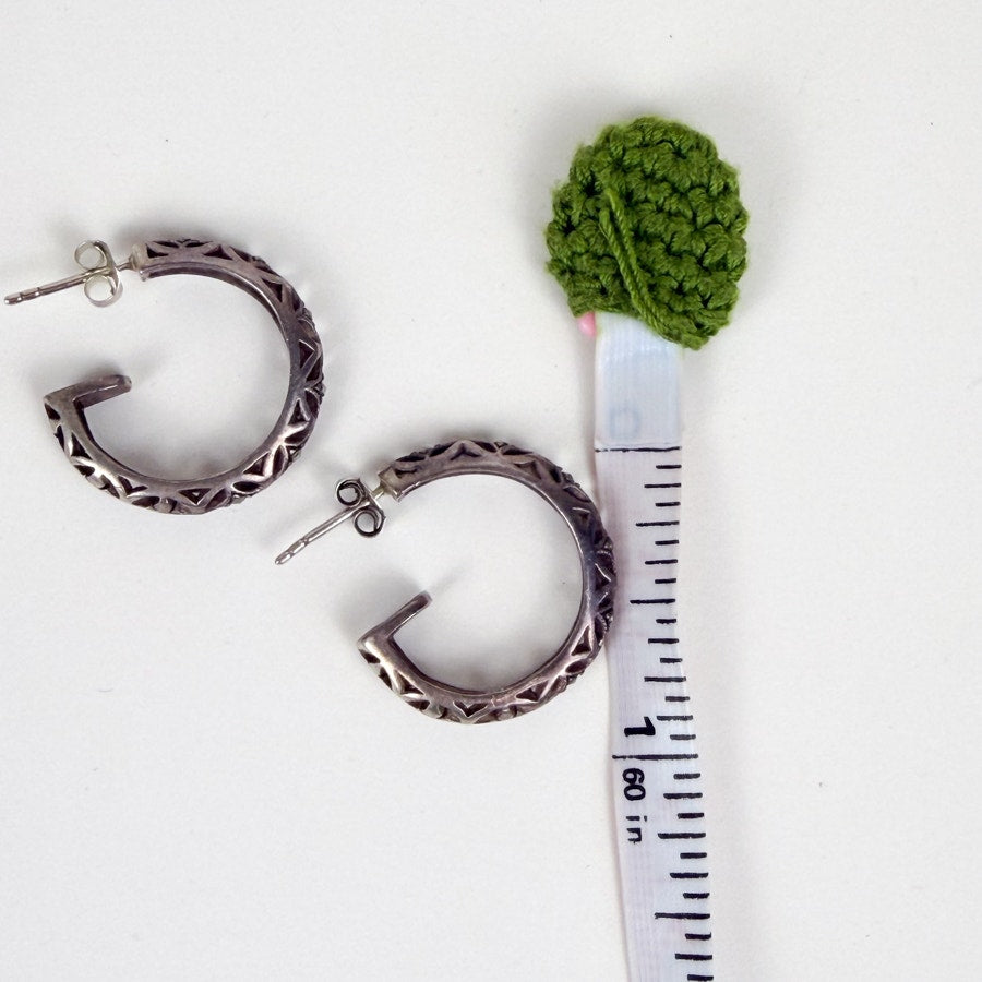 Sterling Silver Hoops