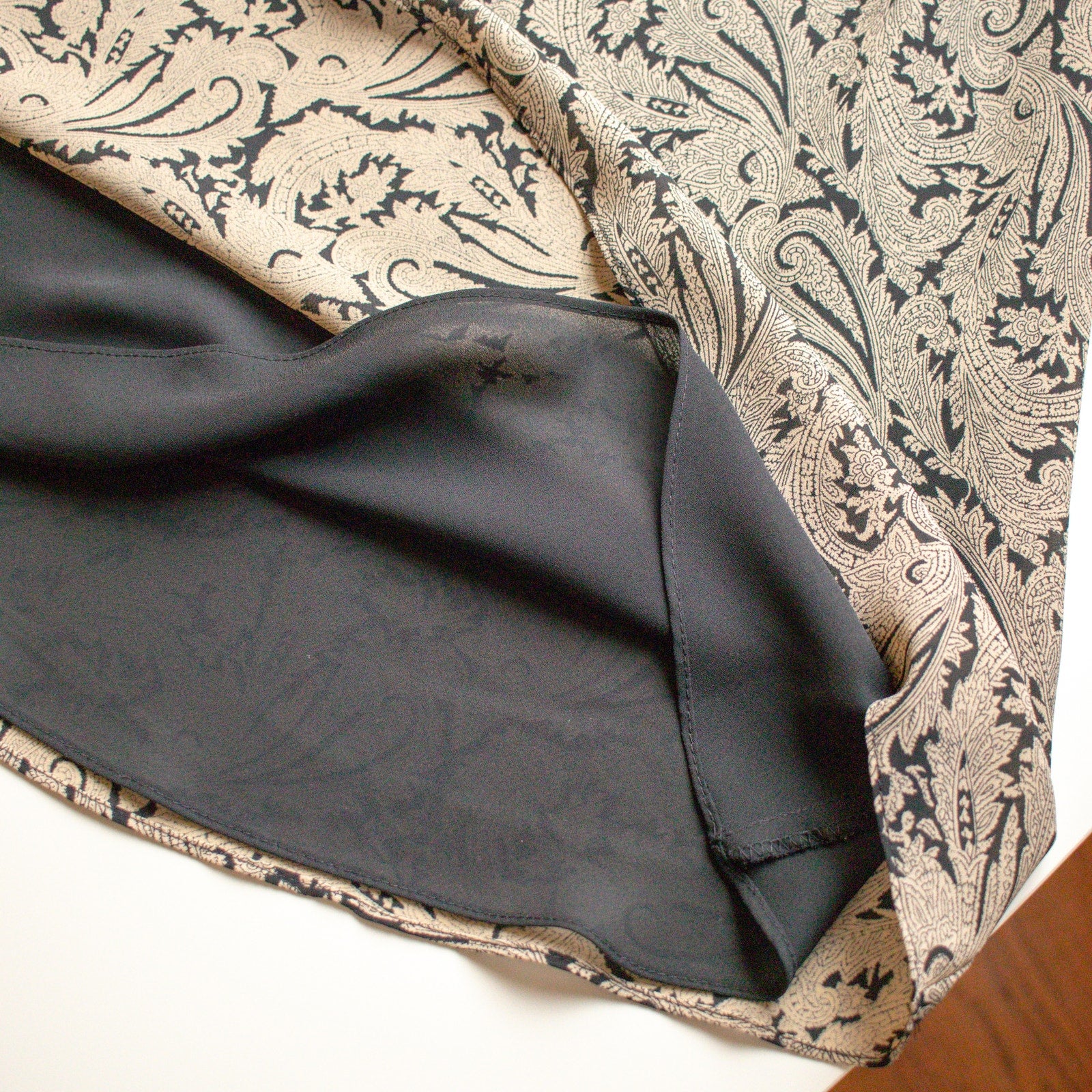 Talbots Paisley A-Line Midi Skirt Size 10