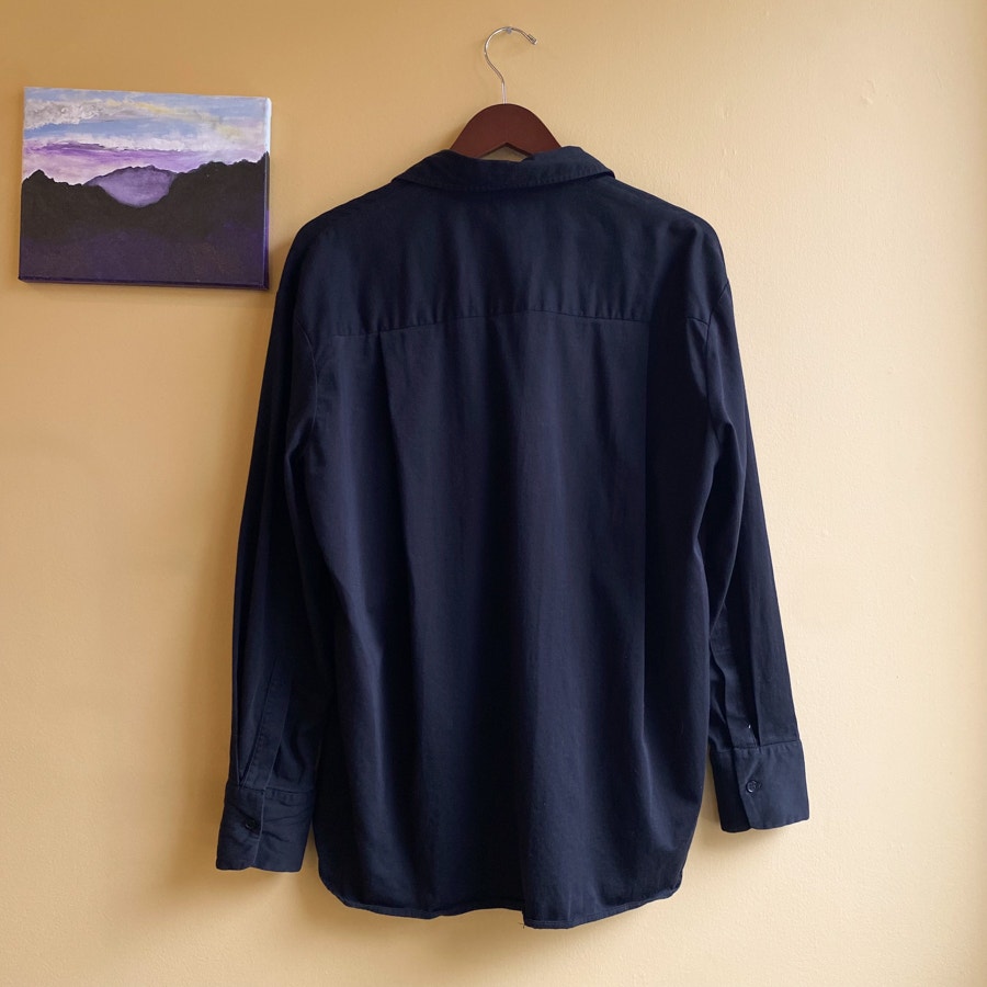 Eli Oversized Shirt Reformation Black Size S