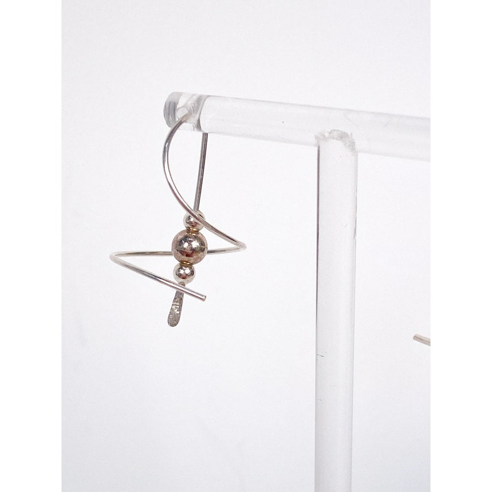 Sterling Ear Spirals Hallmarked ME