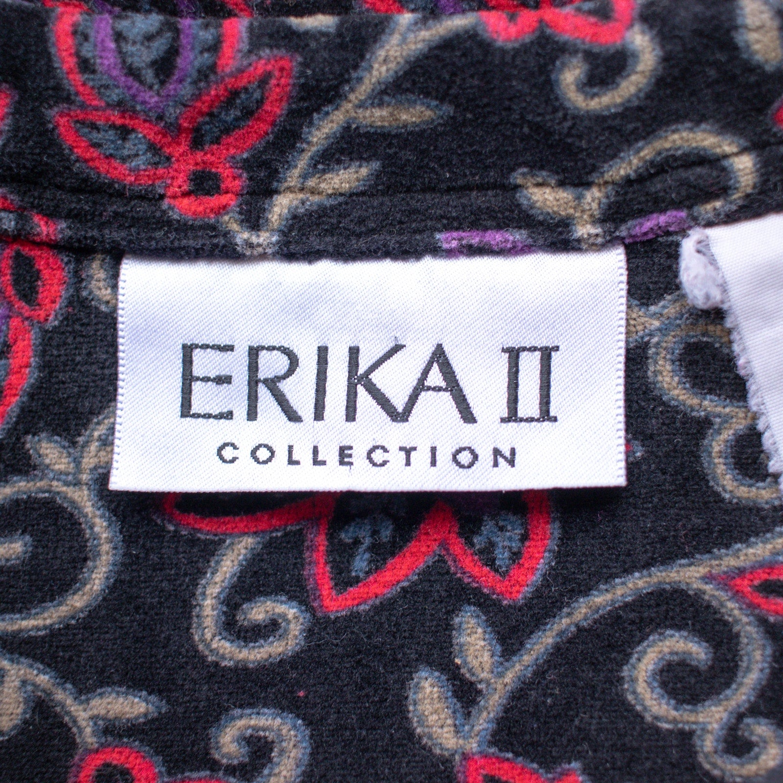 Vintage 90s Red and Purple Fleece Button Up Size XL