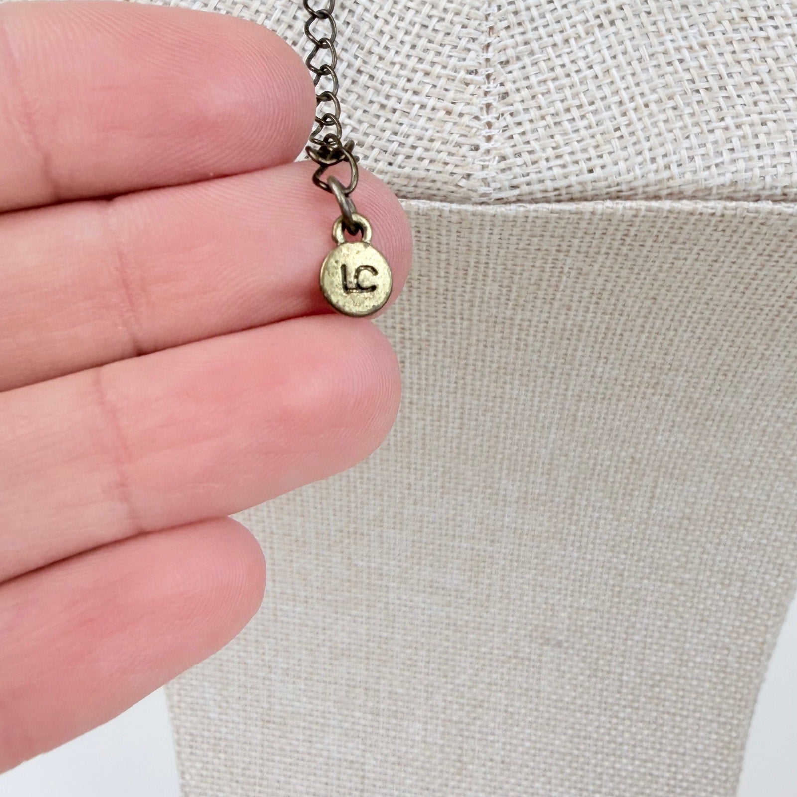 Indie Sleaze Liz Claiborne Costume Jewelry Bib Necklace Gold and Gunmetal