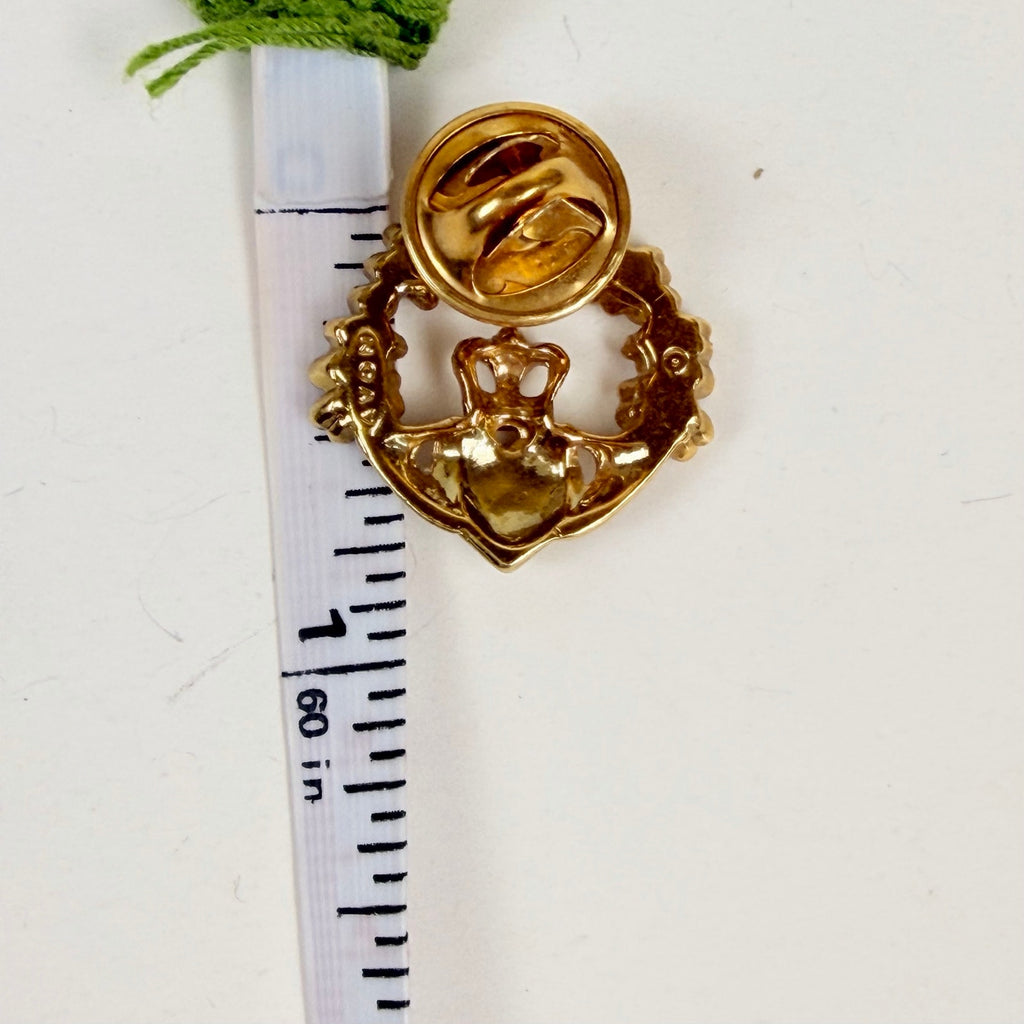 Avon claddagh pin