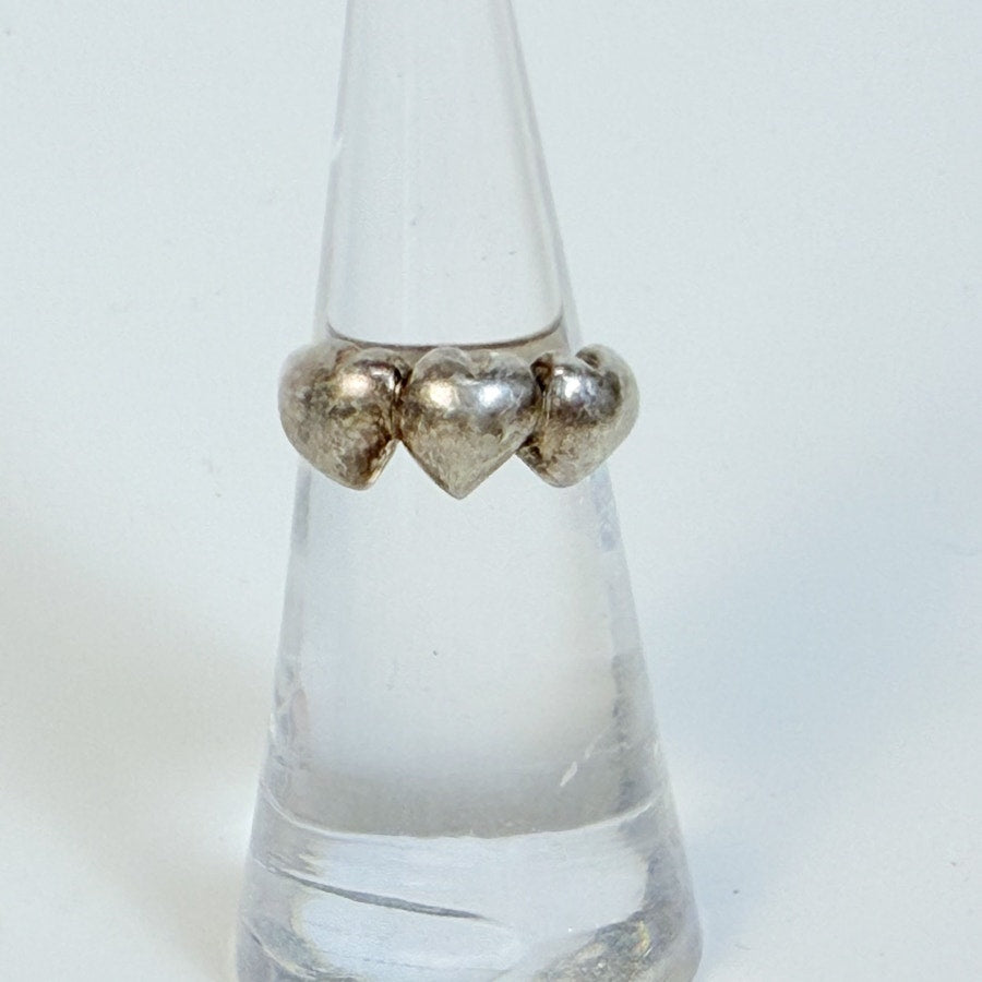Little Heart Ring Nickel Free Sterling Silver Size 4.5