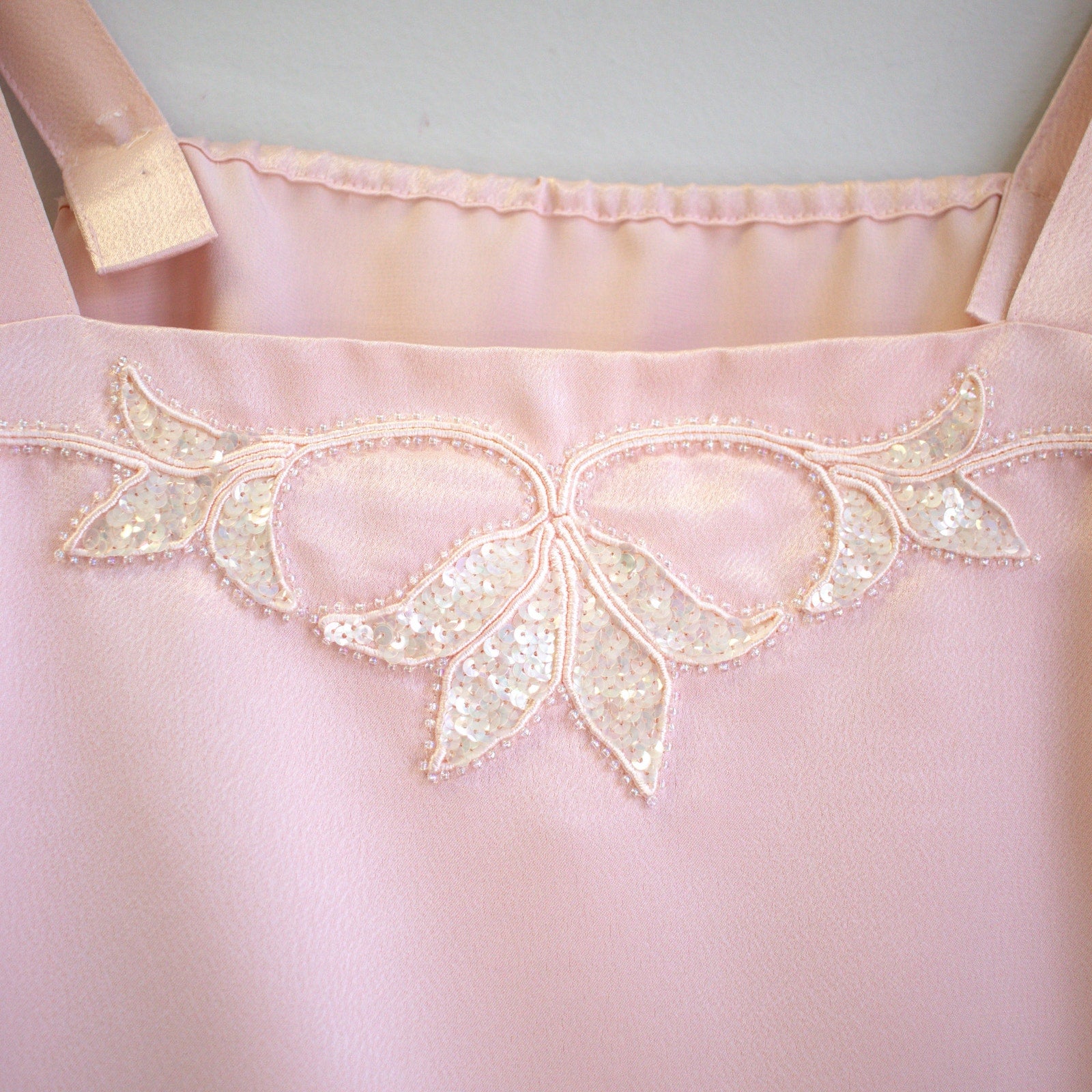 Nolan Miller Soft Pink Bedazzled Sleep Shirt Size 12