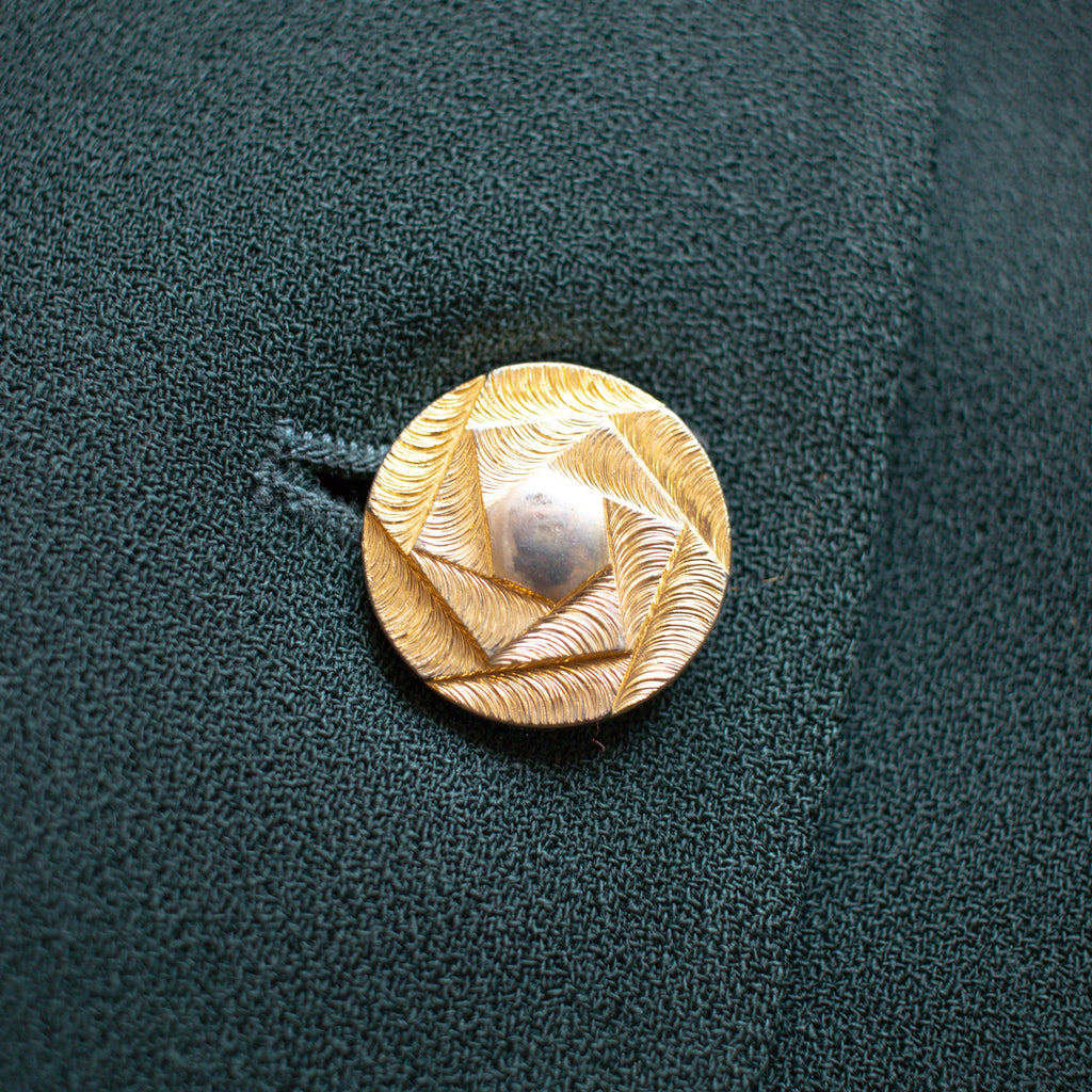 Jones New York Dark Forest Green Wool Women's Blazer Size 12