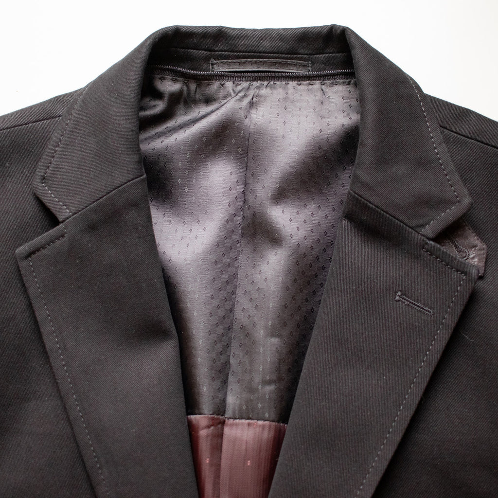 Kenneth Roberts Platinum Black Blazer Red Interior Size Medium